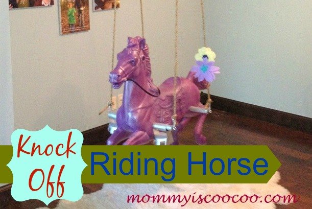 vintage riding horse upcycle, repurposing upcycling