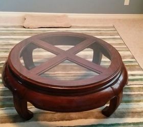 q coffee table id, painted furniture