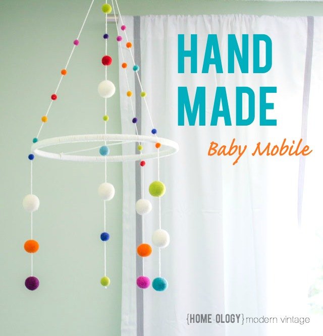 a sweet colorful baby mobile, bedroom ideas, crafts, how to