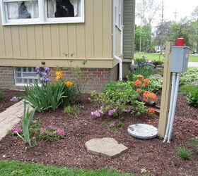 a little yard work for a beautiful garden, flowers, gardening