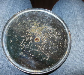 q how to get rust stains off of 1950 s metal lid, cleaning tips, how to, repurposing upcycling