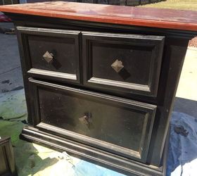 old nightstand turned diy play kitchen, painted furniture, repurposing upcycling