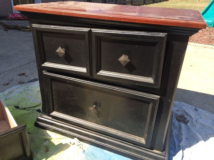 old nightstand turned diy play kitchen, painted furniture, repurposing upcycling