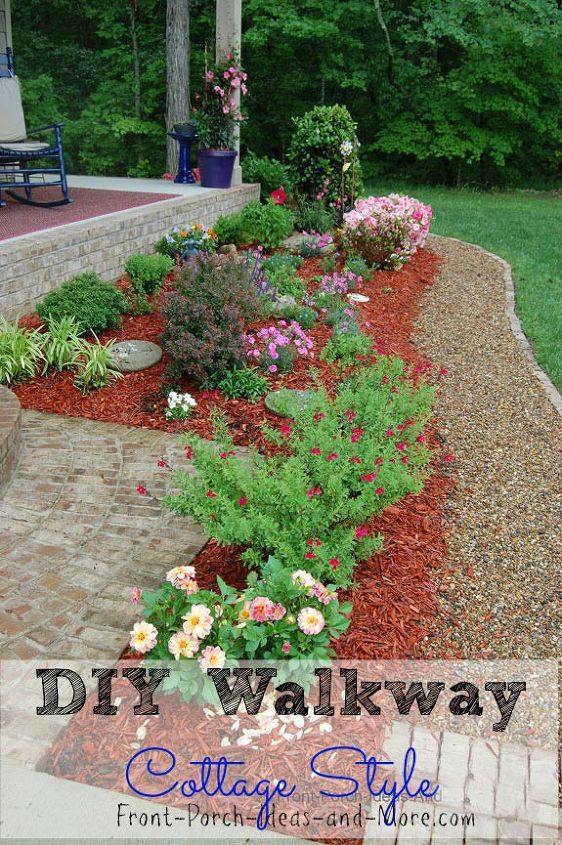 diy gravel walkway tutorial