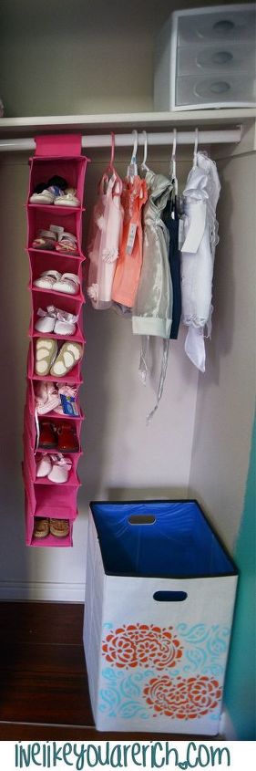 nursery closet organization and decor, bedroom ideas, closet, organizing