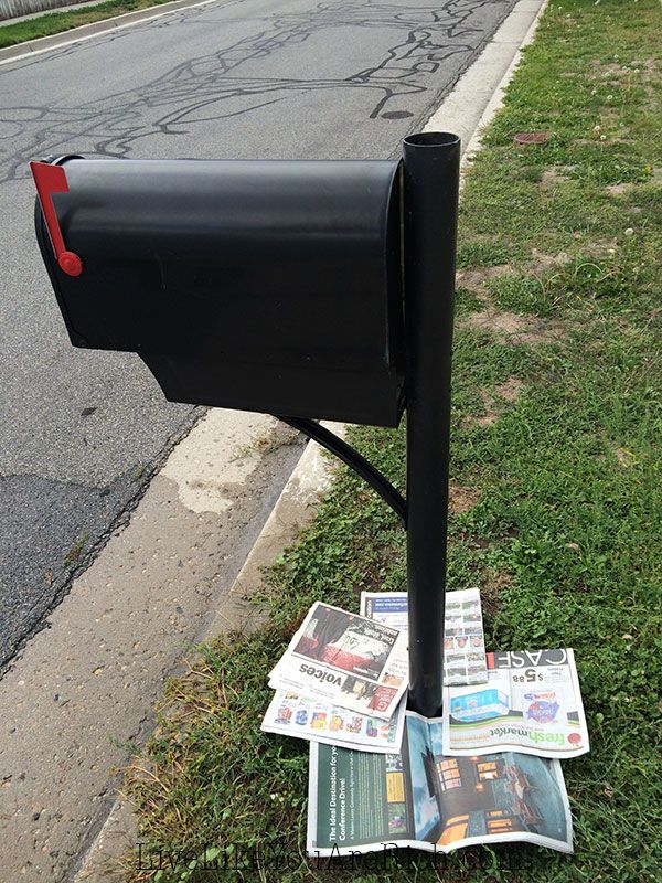 how to spray paint a mailbox, curb appeal, how to, outdoor living, painting