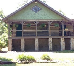 our log home exterior renovations, curb appeal, home decor, home improvement