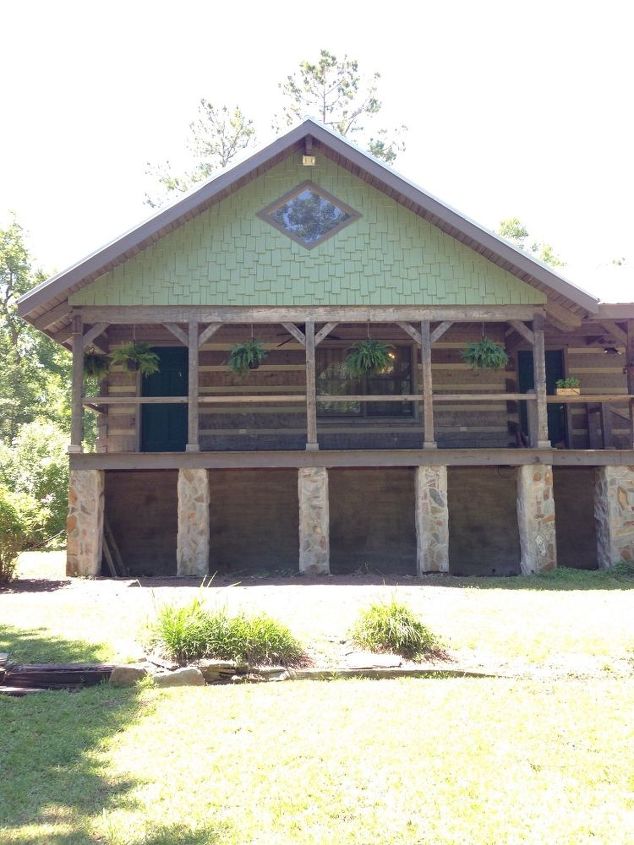 our log home exterior renovations, curb appeal, home decor, home improvement