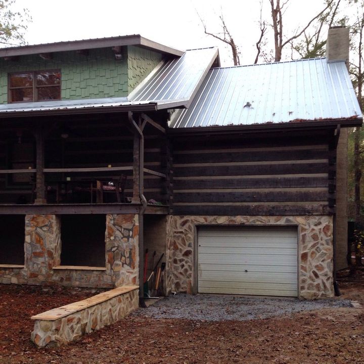 nuestras renovaciones exteriores de la casa de troncos