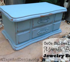 vintage jewelry box, chalkboard paint, crafts, decoupage, organizing