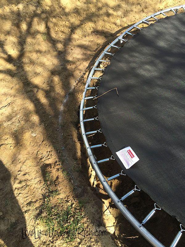 How To Install An Inground Trampoline Hometalk How To Install An Inground Trampoline Outdoor Living