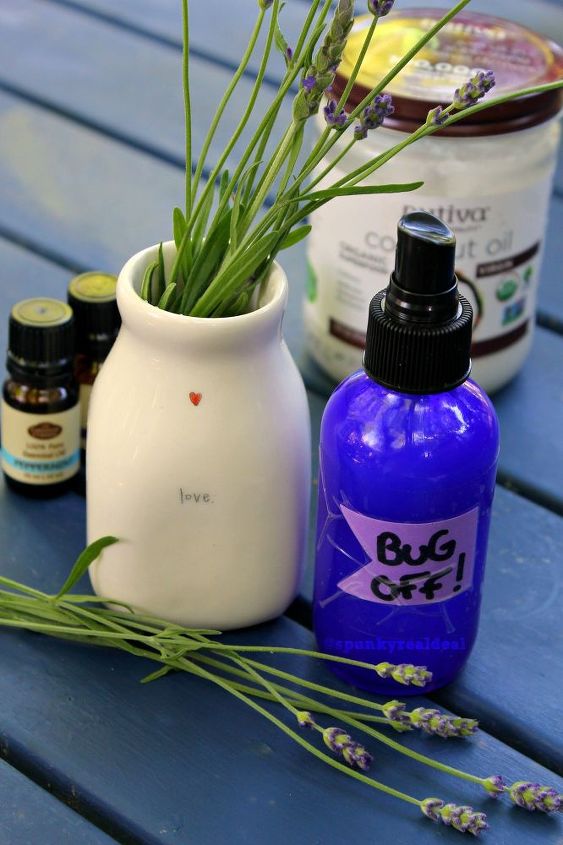 diy all natural coconut oil bug spray using essential oils, how to, pest control