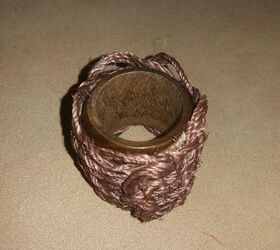 woven napkin rings revived and repurposed, crafts, how to, repurposing upcycling