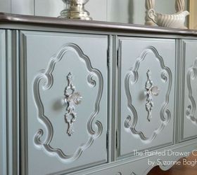 vintage bassett china cabinet gets a new life, painted furniture, repurposing upcycling