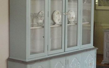 Vintage Bassett China Cabinet Gets a New LIfe