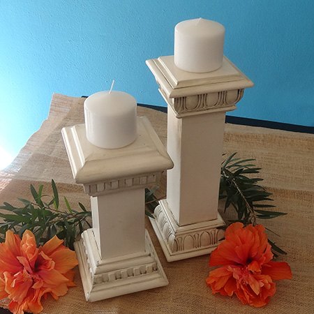 faux vintage candle holders, crafts, how to