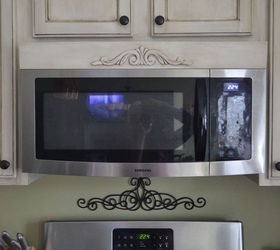 easy and affordable diy tuscan microwave hood vent update, appliances, how to, kitchen design