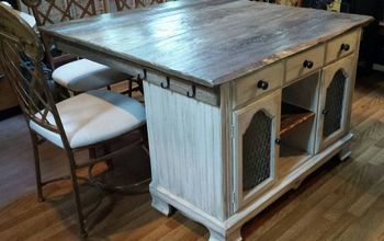 From Buffet to Rustic Kitchen Island