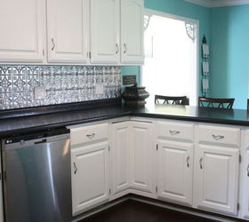 before and after kitchen reveal wow, home improvement, kitchen backsplash, kitchen cabinets, kitchen design, painting
