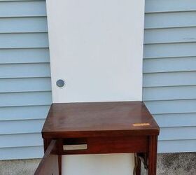 hall tree or entryway table, painted furniture, repurposing upcycling