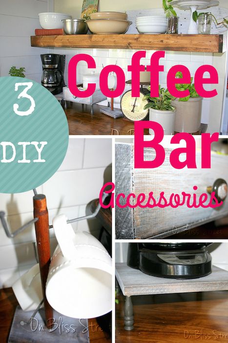 3 simply adorably coffee bar accessories with tutorials, how to, painted furniture, repurposing upcycling
