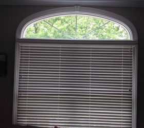 q how to make curtain or shade for a crescent shaped window, how to, window treatments, windows