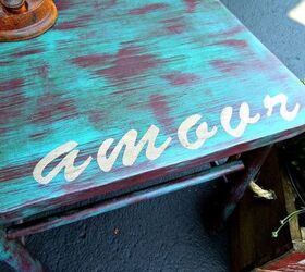 refurbished shabby wood chair, painted furniture