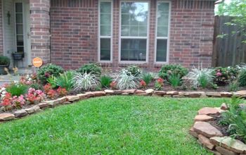 Before and After Flower Bed