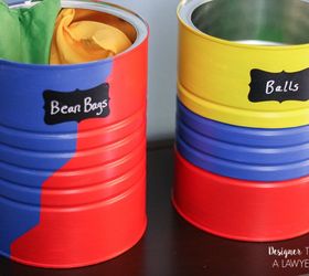 DIY Toy Storage From Old Coffee Cans
