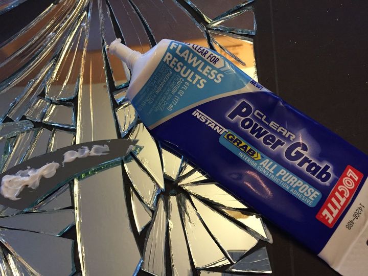 Turn A Broken Mirror Into Art Instead Of Throwing It Away Hometalk Turn A Broken Mirror Into Art Instead Of Throwing It Away Crafts How To
