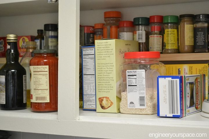 small kitchen ideas add an extra shelf in your upper cabinets, how to, kitchen cabinets, kitchen design, organizing, shelving ideas, storage ideas
