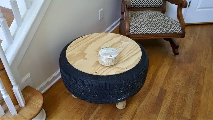 gale, painted furniture, repurposing upcycling, The start of my old tire project