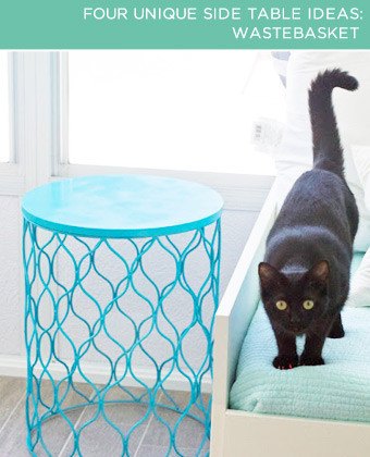 four unique side table ideas, painted furniture, repurposing upcycling