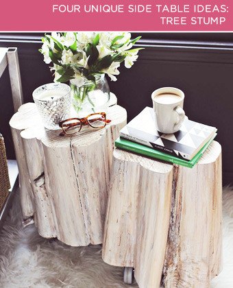 four unique side table ideas, painted furniture, repurposing upcycling