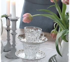 Using Punch Bowl Cups as Decor Hometalk