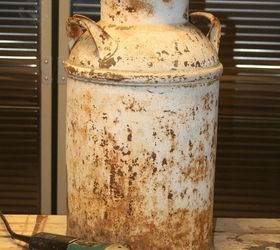 amazing antique milk container transformation, how to, repurposing upcycling