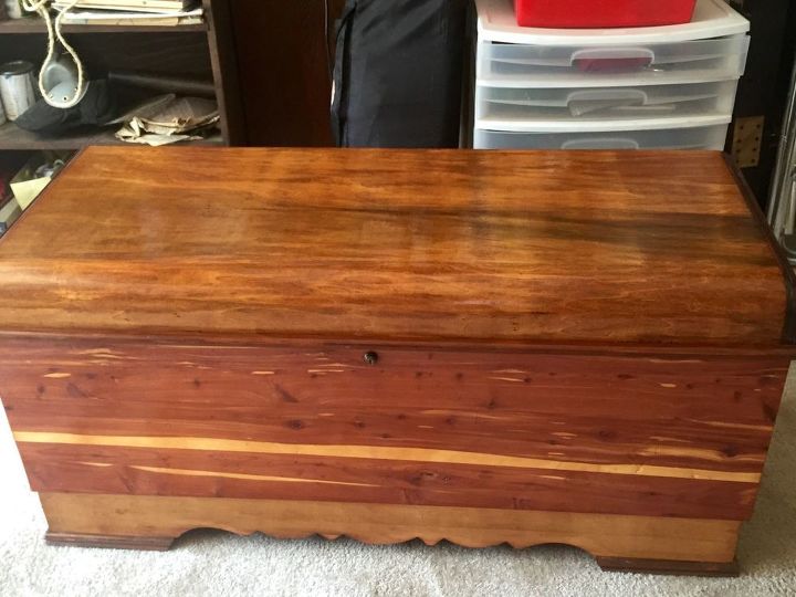 cedar chest upcycle, painted furniture, repurposing upcycling
