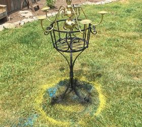 how to make an outdoor solar chandelier, how to, lighting, mason jars, repurposing upcycling