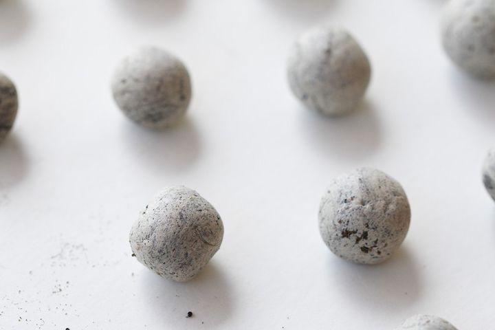 diy seed bombs, gardening, how to