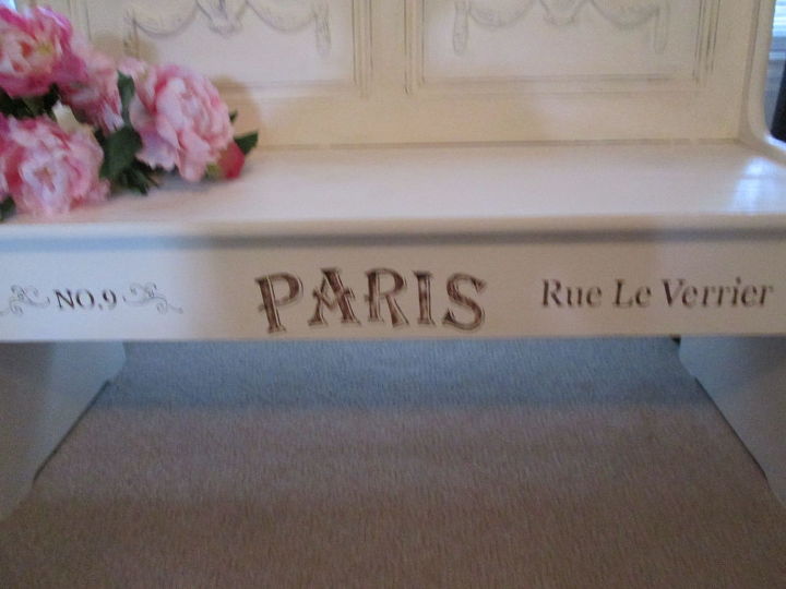 Painted Shabby Chic Bench Hometalk