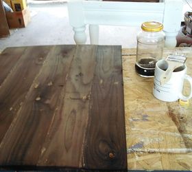 diy coffee nook table, diy, how to, painted furniture, pallet, repurposing upcycling, woodworking projects