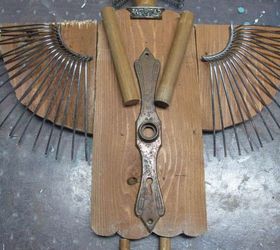 primitive junk angel diy, crafts, how to, repurposing upcycling
