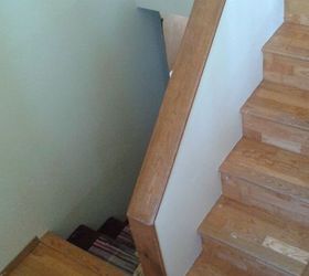 what is a good storage solution for a split level entryway, split level stairs with high wall