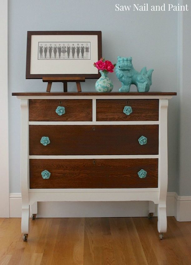 Two Tone Painted Dresser Bestdressers 2019 Two Tone Painted Furniture Ij45 Roccommunity