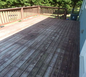 deck makeover big change for 250 00, Nothing could hide this ugly
