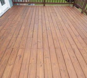 deck makeover big change for 250 00, Yep it has rained on it and no problem