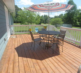 deck makeover big change for 250 00, Waiting for it to get a little cooler