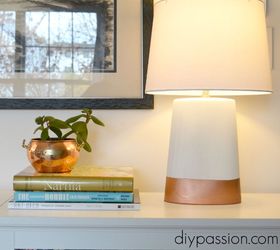 diy copper white lamps, crafts, lighting