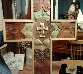 crosses made from cowboy boots, crafts, repurposing upcycling, woodworking projects