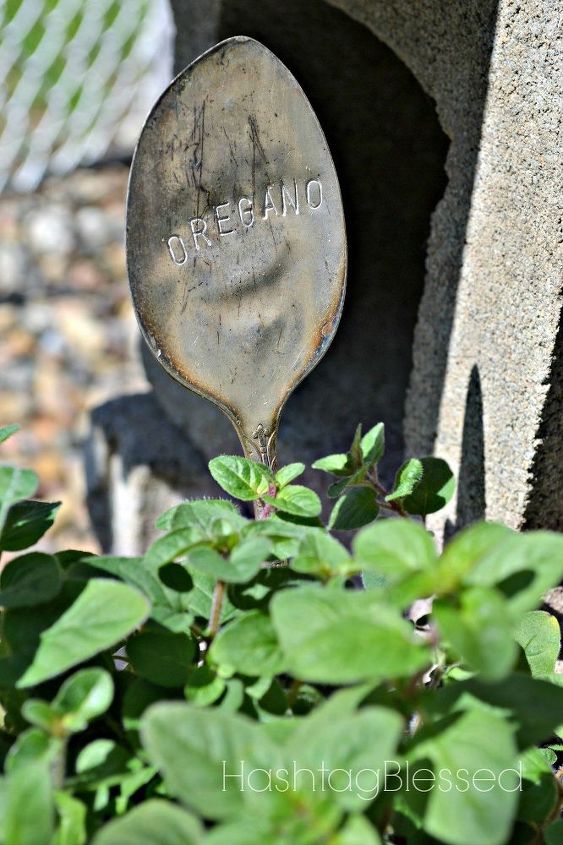 repurposed cutlery to herb markers, crafts, gardening, how to, repurposing upcycling